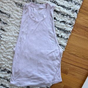 ALO Ribbed Tank Top - Lavender